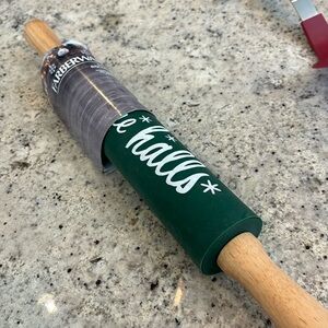 Farberware Holiday Silicone Rolling Pin “Deck the Halls”